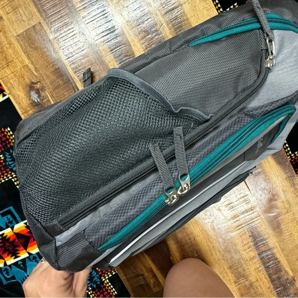 Eddie Bauer Teal & Grey Baby Bag